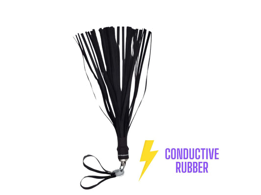 Conductive Rubber Violet Wand Flogger