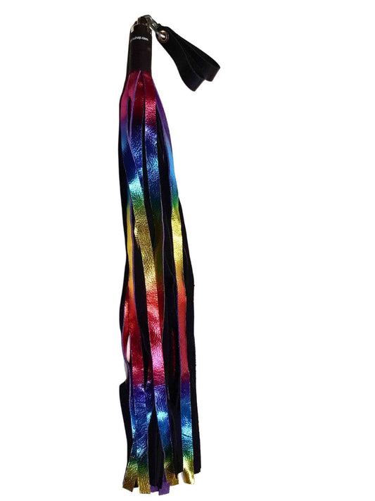 Metallic Leather Finger Floggers