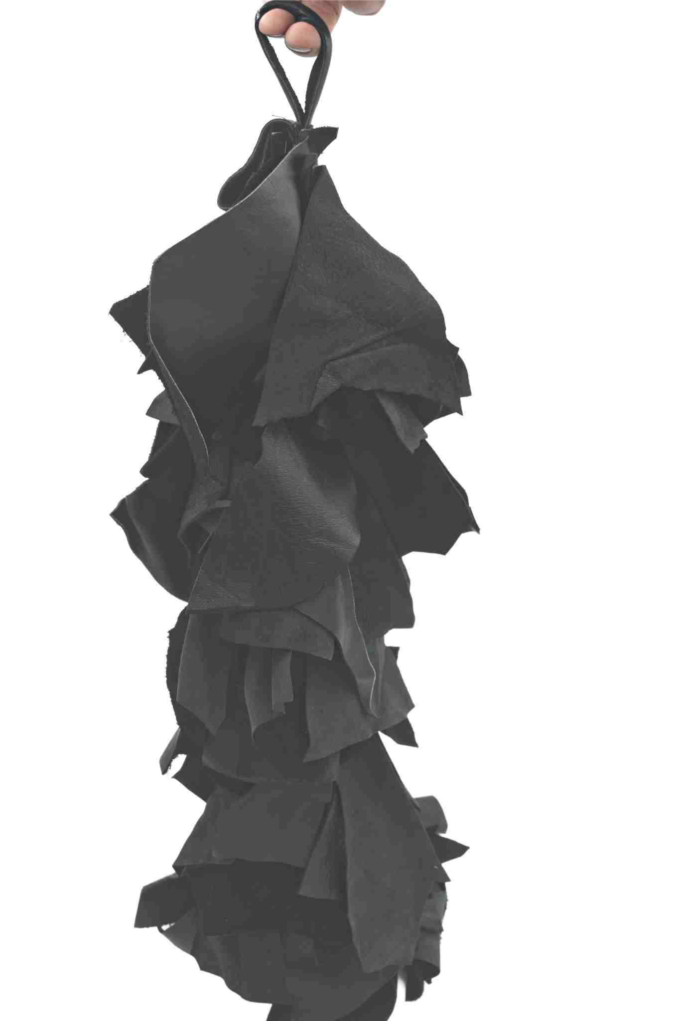 BOA Heavy Leather Flogger With Finger Loops