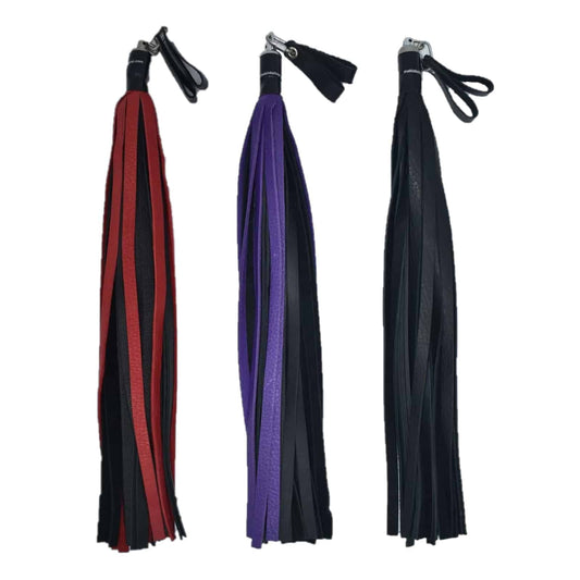 Chap Hide Flogger With Finger Loops