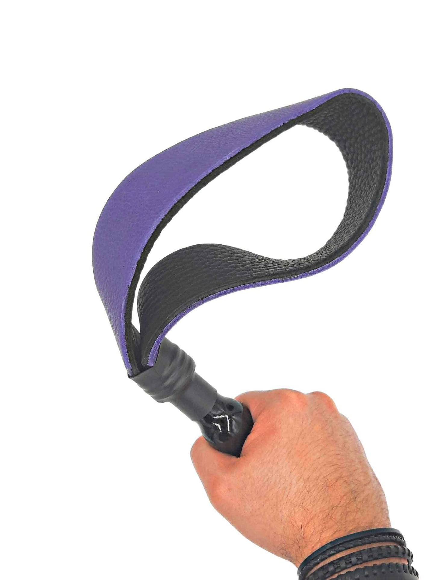 Bull Hide Long Crop Paddle