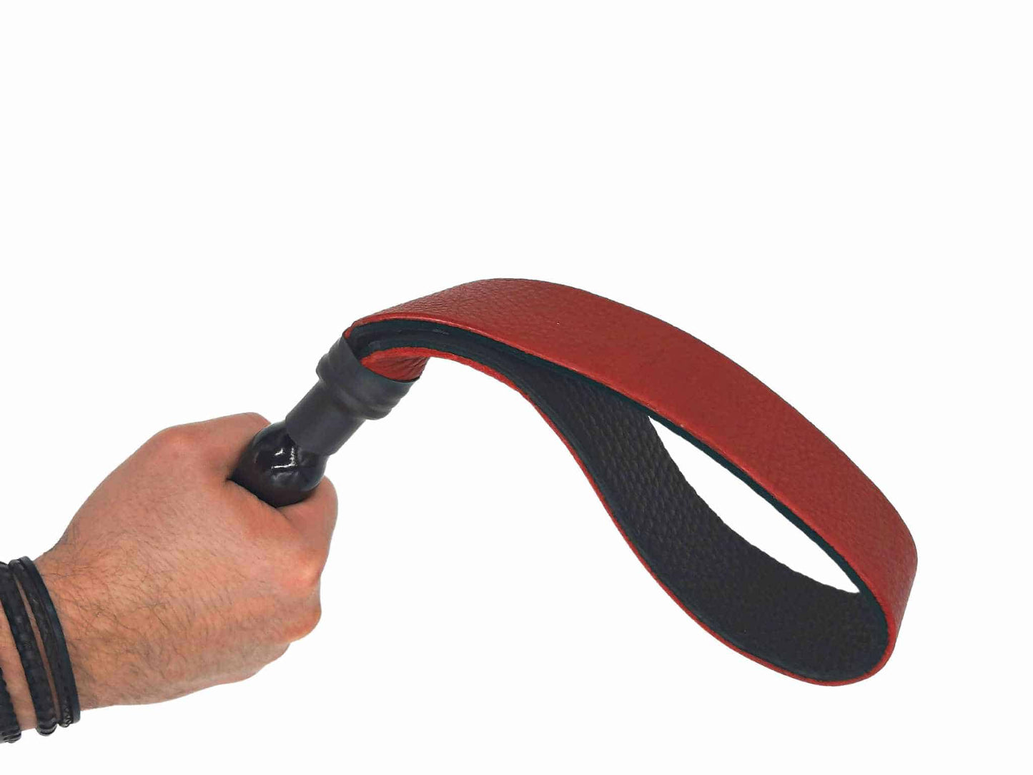 Bull Hide Long Crop Paddle